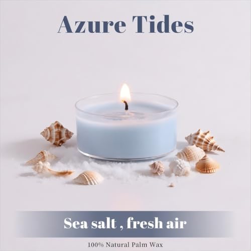 Ocean Breeze Scented Tea Lights 96 Pack for Home Fragrance