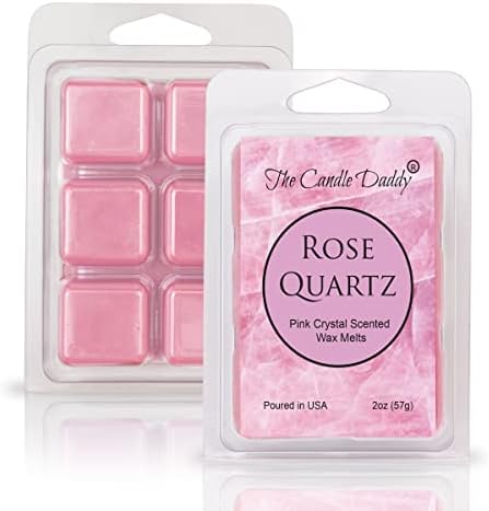 The Candle Daddy Rose Quartz Wax Melt 6 Cubes