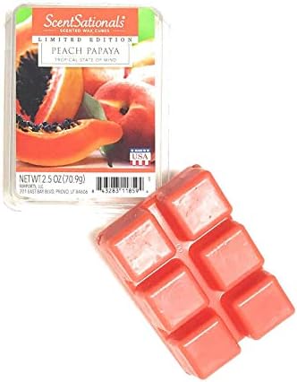 Scentsationals Peach Papaya Scented Wax Cubes 25 OZ
