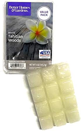 Better Homes and Gardens Scented Wax Cubes Tahitian Woods 5 Oz Package