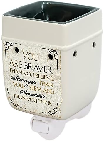 Elanze Designs Braver and Smarter Ceramic Wax Warmer