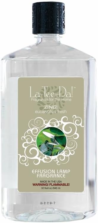 La-Tee-Da ZING Eucalyptus Fresh Lamp Oil Refill - 32 oz