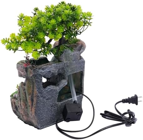 Indoor Relaxation Desktop Fountain with LED Light
