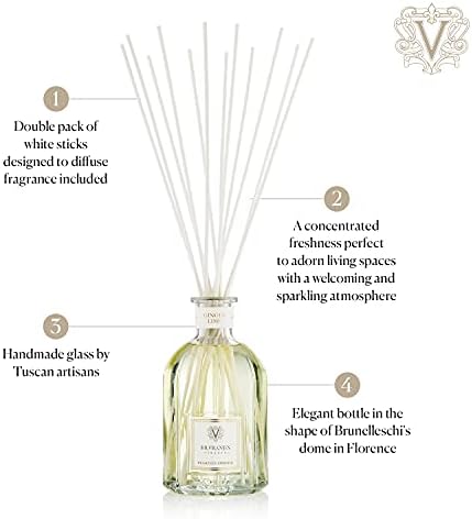 Dr Vranjes Ginger Lime 250ml Diffuser with 3 White Sticks
