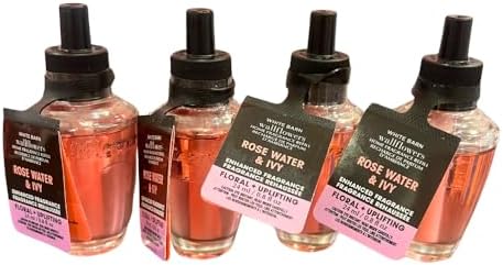 Bath Body Works Rose Water Ivy Wallflowers Refill 4-Pack