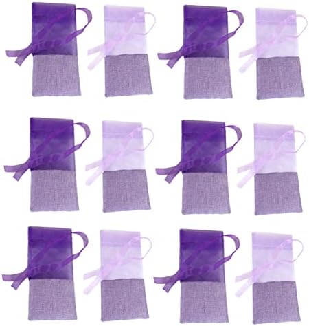 Nolitoy 24pcs Lavender Aromatic Air Fresh Sachet Pouches for Home