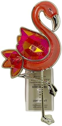 Faceted Pink Flamingo Wallflowers Scent Control Nightlight Plug