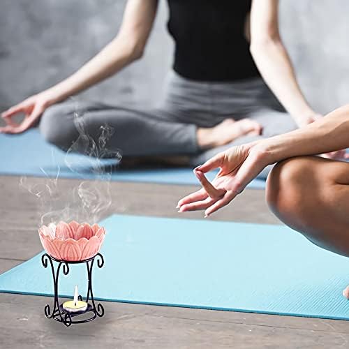 Tealight Wax Melter Oil Burner with Iron Tray