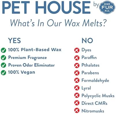 One Fur All Lemon Cupcake Wax Melts for Pet Odor