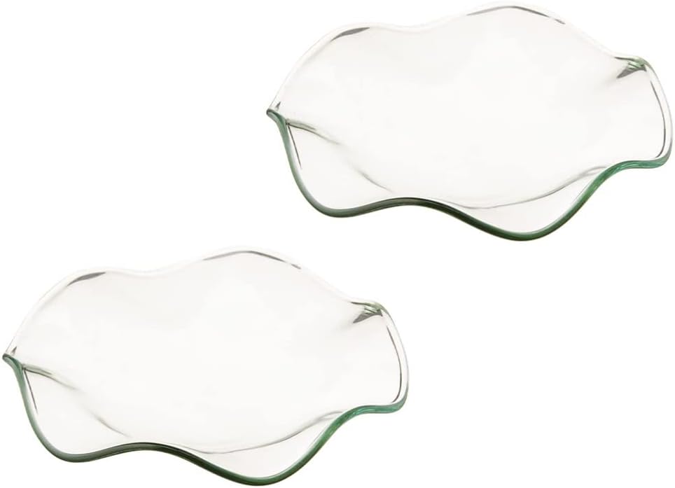 DOITOOL 2Pcs Replacement Glass Wax Melter Bowl for Fragrance Oil Warmer