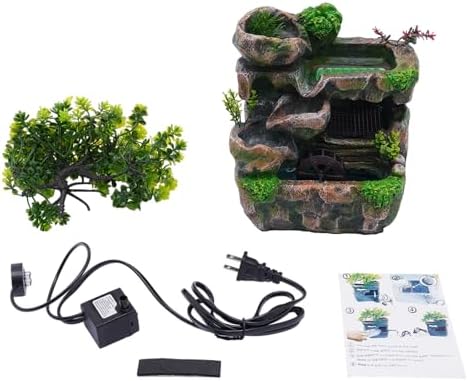 Indoor Relaxation Desktop Fountain with LED Light