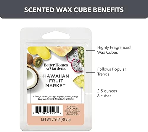 Better Homes and Gardens 25oz Scented Wax Cubes 2-Pack