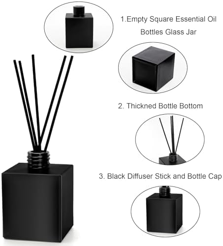 Yesland 6 Pack Perfume Reed Diffuser Bottles