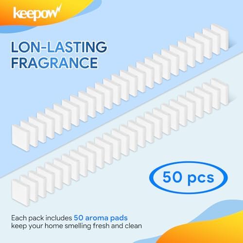 KEEPOW 50 Aroma Pads Replacement for AROEVE MK01 Air Purifier