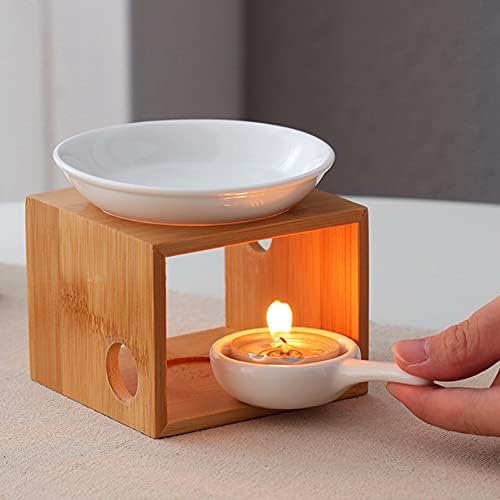 Wooden Essential Oil Burner with Tealight Holder