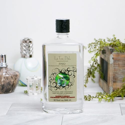 La-Tee-Da ZING Eucalyptus Fresh Lamp Oil Refill - 32 oz
