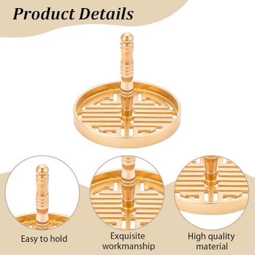 WEBEEDY 3 Style Incense Press Molds Brass Set