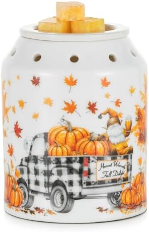Candeldo Fall Wax Melt Warmer with 2 Light Bulbs