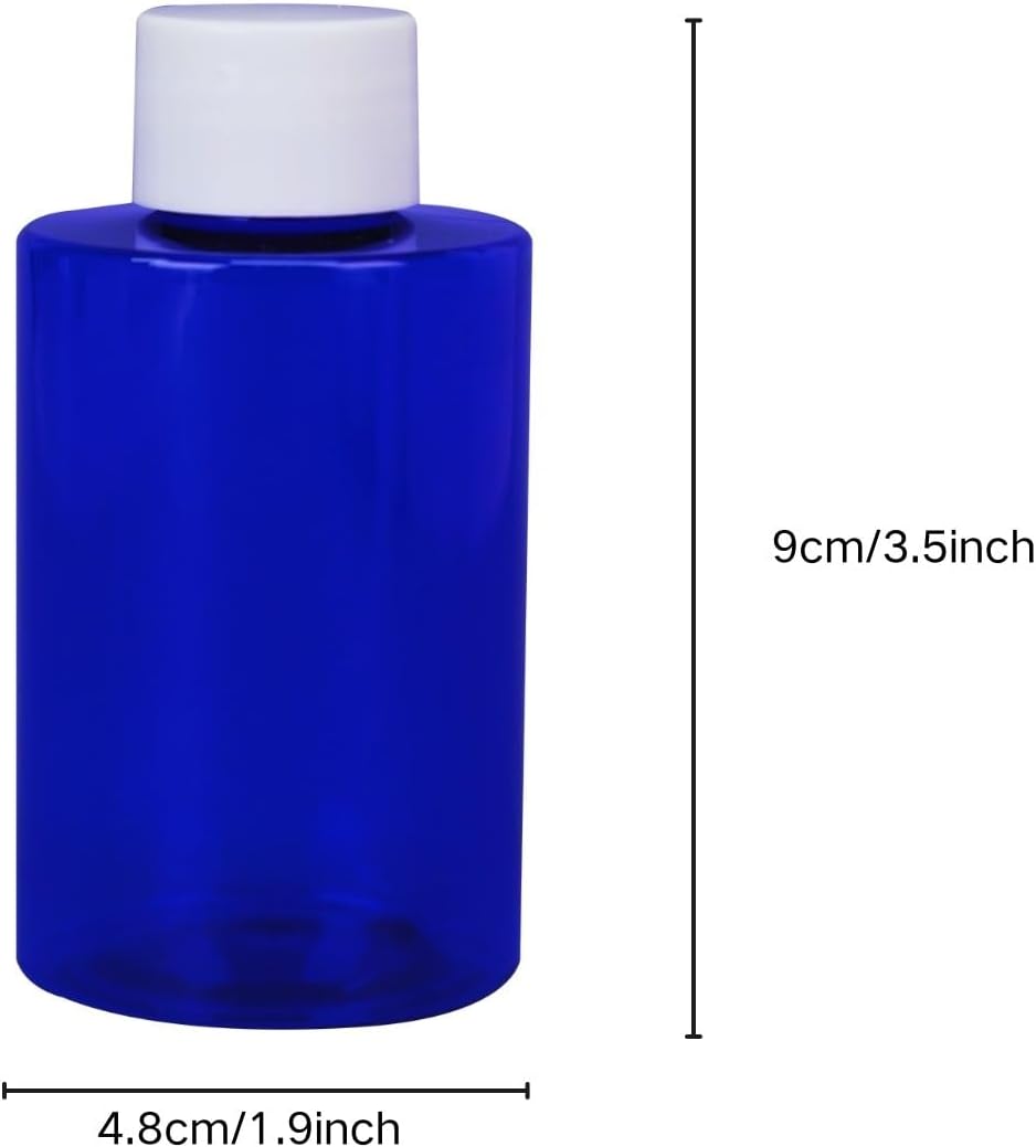 100ml Empty Scent Diffuser Bottle - Blue Plastic