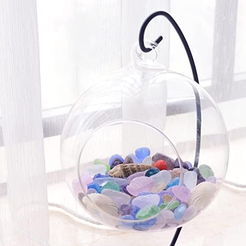 KINGOU Sea Glass Rocks 155 Ounce Frosted Candy Stones Vase Filler