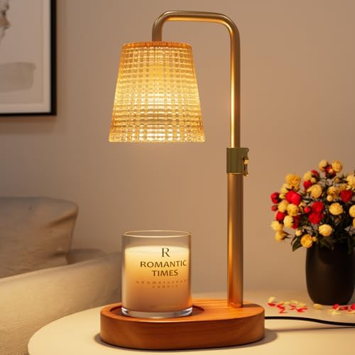 Aluminum Candle Warmer Lamp with Timer Dimmer