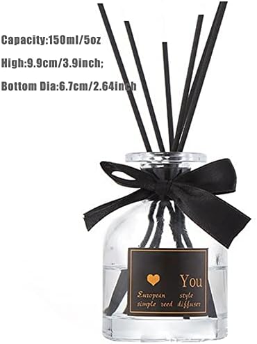 150ml Clear Glass Diffuser Jar with Frosted Top