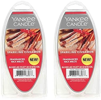 Yankee Candle Sparkling Cinnamon Wax Melts Set of 2