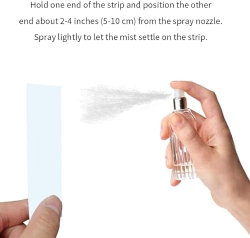 100 Pcs Bright White Fragrance Blotter Test Strips