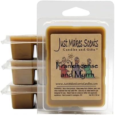 4 Pack Frankincense and Myrrh Scented Wax Melts