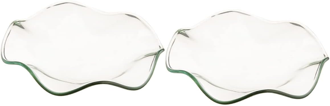 2pcs Glass Essential Oil Diffuser Plates for Candle Warmers