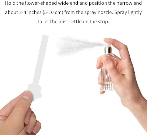 100 Pcs Perfume Test Strips White Fragrance Blotter Cards