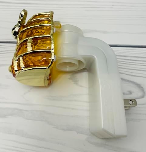 Stained Glass Beehive Wallflowers Scent Control Nightlight Plug