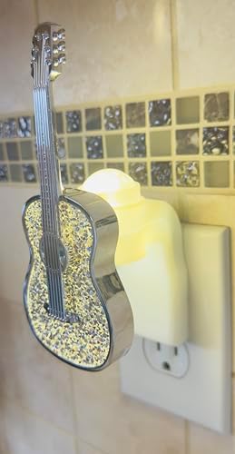 Sparkly Guitar Adjustable Wallflowers Nightlight Plug