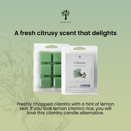 Pristine Scented Wax Melts Candles Set With Tea Light Warmer