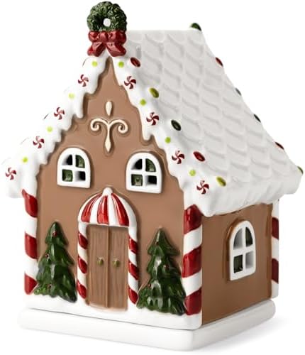 SALKING Christmas Wax Melt Warmer Gingerbread House