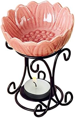 Tealight Wax Melter Oil Burner with Iron Tray
