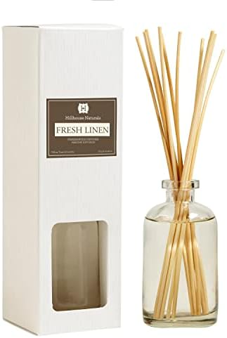 Hillhouse Naturals Fresh Linen Reed Diffuser Set