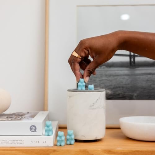 Happy Wax Marble Mini Mod Warmer for Scented Wax