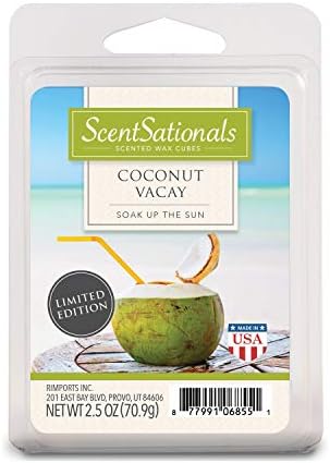 Scentsationals Coconut Vacay Fragrant Melts 25oz