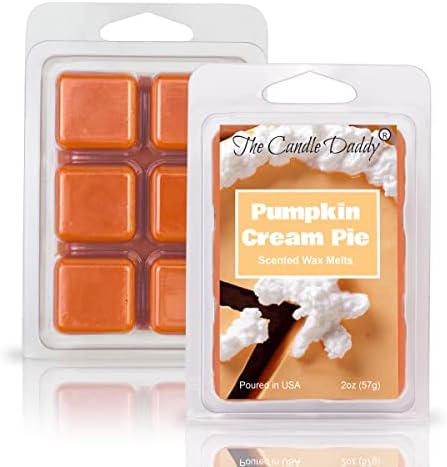 Candle Daddy Pumpkin Cream Pie Wax Melts - 2 Oz 6 Cubes Fall Spice