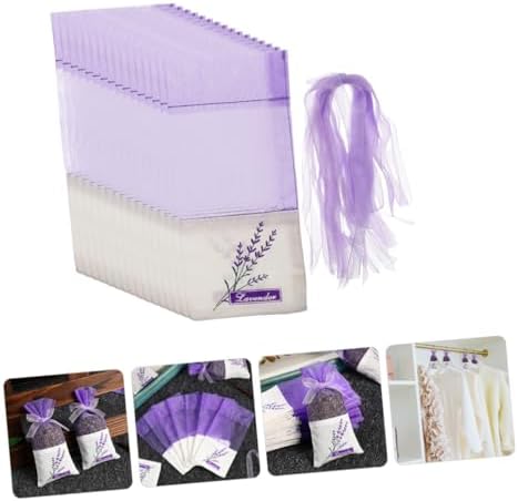 Alipis Lavender Sachet Bags 50pcs Set for Dried Lavender Storage