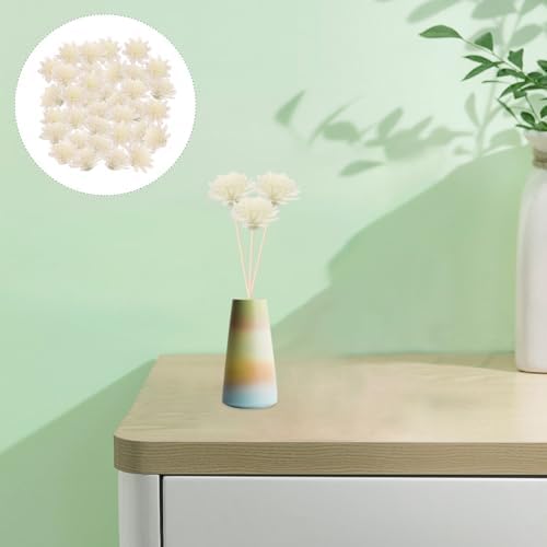 100pcs White Floral Reed Diffuser Aromatherapy Accessories