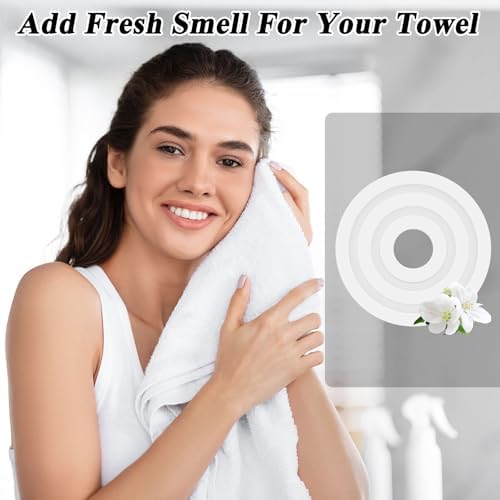 24PCS Fragrance Discs for Towel Warmers with 3 Ribbons 8 Favors