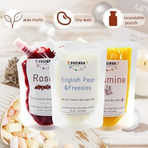 1pc 7oz English Pear Freesia Squeezable Wax Melts