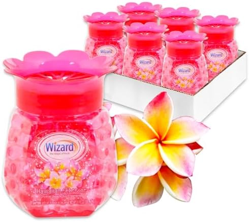 Hawaiian Retreat Air Freshener Set - 6 Beads with 9oz Jar