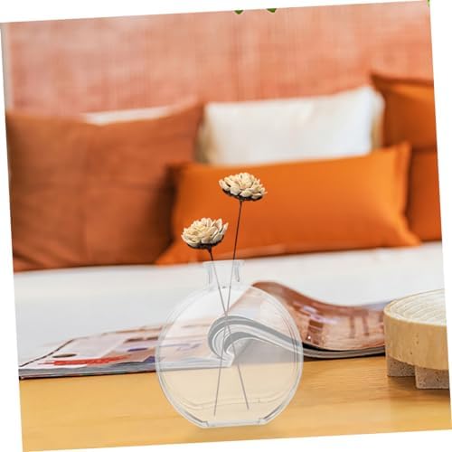 PRETYZOOM 5set Glass Diffuser Bottle with Gold Stopper