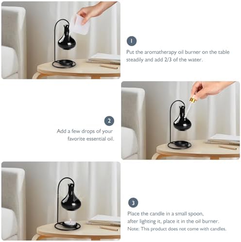 WDCD Hanging Cauldron Metal Wax Melt Burner