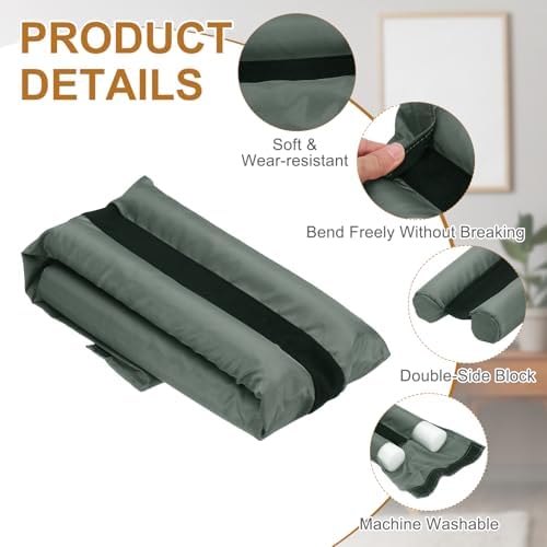 Uxcell Under Door Draft Stopper Gray 30-36 Inch