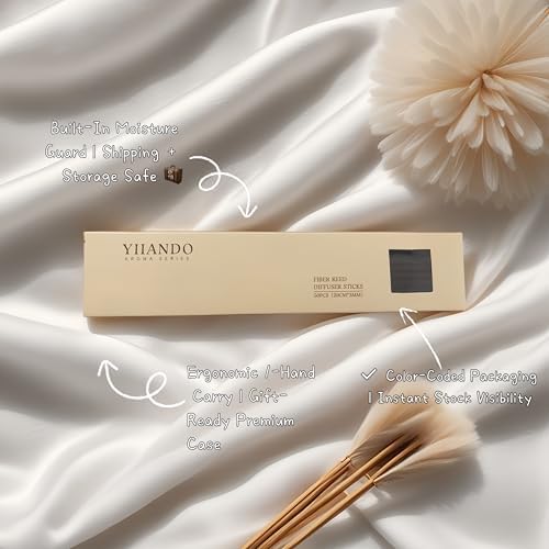 50pcs Eco-Friendly Unscented Reed Diffuser Sticks - Black