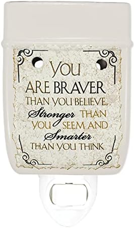 Elanze Designs Braver and Smarter Ceramic Wax Warmer